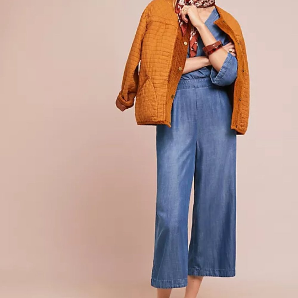 Cloth & Stone Chambray Jumpsuit - Small
